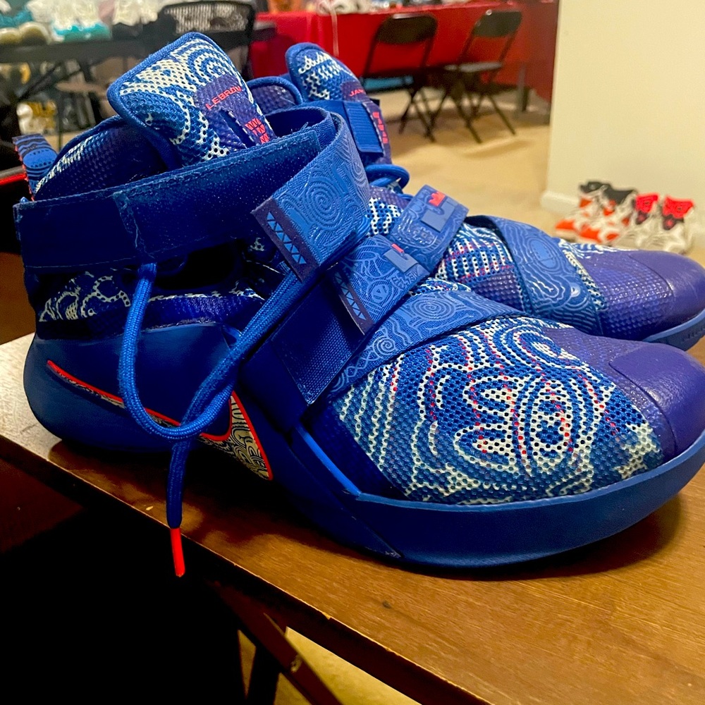 Nike Zoom Lebron Soldier QS LMTD Freegums Game Royal size 13